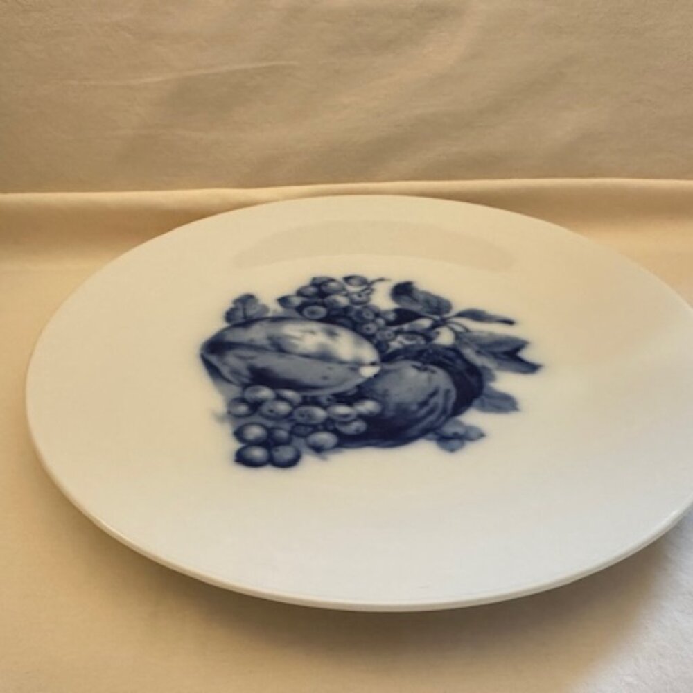 Vintage Hutschenreuther Blue and White Fruit Plate - Picture 4 of 6
